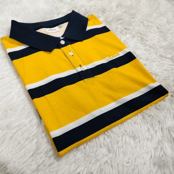 s'Oliver Premium Quality Men's Knitting Dying Polo RT 270 - Image 3