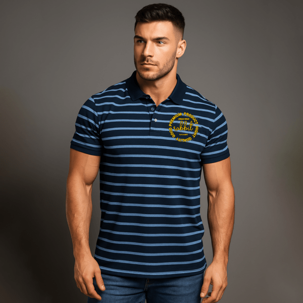 Rabbit Premium Quality Men's Yarn Dying Polo RT 259