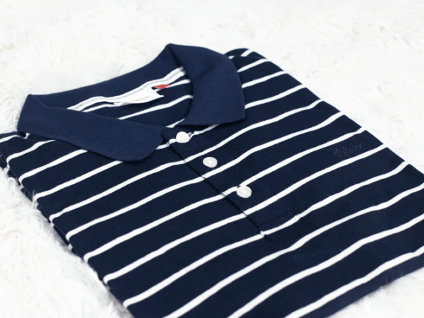 s'Oliver Premium Quality Men's Yarn Dying Polo RT 277 - Image 4