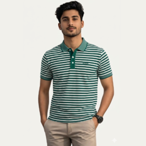 S.Oliver Men's Yarn Dyed Polo T-Shirt | Premium S/J Cotton Fabric | Soft & Breathable Casual Polo for Men Code 104