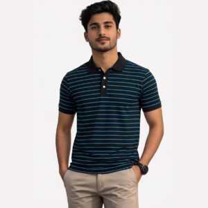 S.Oliver Men's Yarn Dyed Polo T-Shirt | Premium S/J Cotton Fabric | Soft & Breathable Casual Polo for Men Code 104 (Copy)